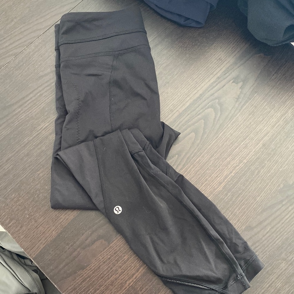 Lululemon mesh leggings.